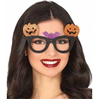 Glitter Kürbis Halloween Brille