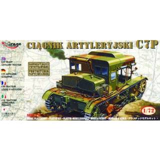 Schwerer Artillerie Traktor C7P mit Foto��tzteilen