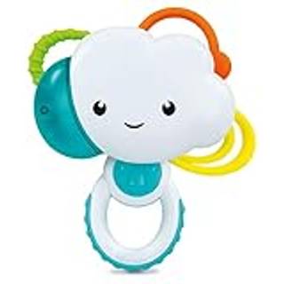Clementoni Baby Sky Rangle med regnlyd – multisensorisk bidelegetøj – 3+måneder
