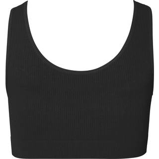 NOPPIES Gayla Sømløs Ammetop - Black