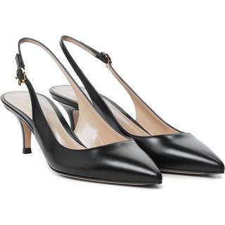 Gianvito Rossi Ribbon Sling 55 leather slingback pumps - black - EU 37