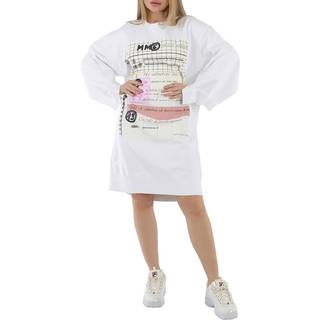 Midi dress - White - L