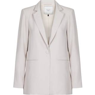 Avery Woven Blazer, Ivory, 42