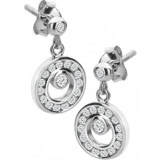 Hot Diamonds Hot Diamonds Silver Tone Orbit Drop Earrings