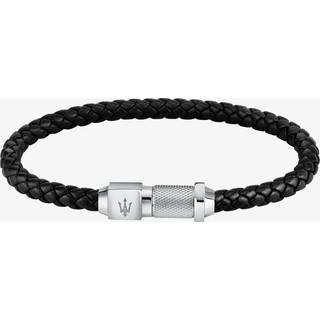 Maserati Armbånd Sort Læder Med Magnetlås