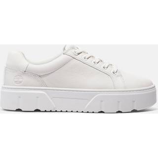 Timberland Women's Low Lace Up Sneaker White Full Grain, 37