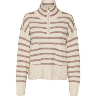 VERO MODA dame pullover VMCARRY - Birch BROWN LENTIL - S