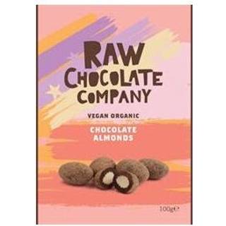 Mandler med rå chokolade Økologisk - 100 gram - The Raw Chocolate Company