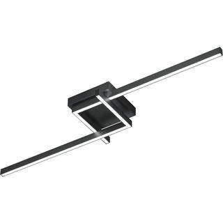 Frida LED-loftslampe, 112x30 cm, sort