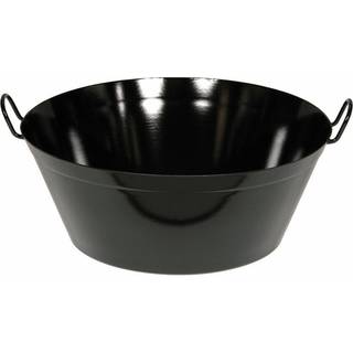 Riess Classic Schwarzemaille Schmalzpfanne tief 45 cm - Emaille - Schwarz