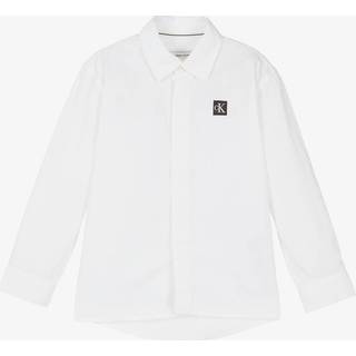 Cotton Poplin Dress Shirt - White - 6 years (116 cm)