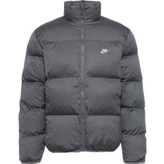 Nike Logo Puffer Jacket Grey