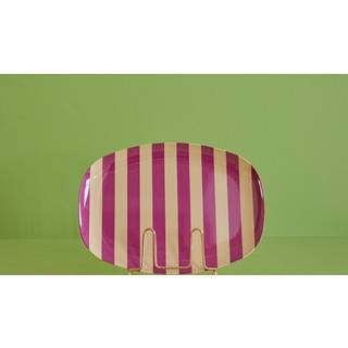 RICE Rice melamintallerken 22 x 30 cm Graphic flower
