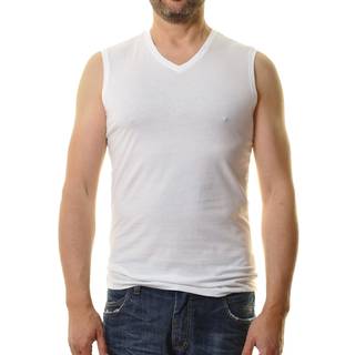 RAGMAN Herren V-Shirt weiß