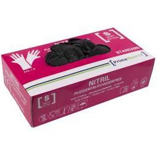 Prime Source Enganghandsker, Nitril, Sort, 100 stk.-S