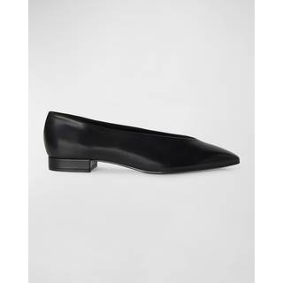 Loro Piana Rebecca leather ballet flats - black - EU 36
