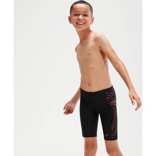 Speedo lange badebukser til drenge - Plastisol Placement - Sort