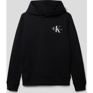 Kids' Relaxed Logo Hoodie - Black - 4