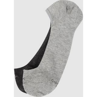 Calvin Klein 2-pak Women Low Cut Footie Socks - Grey - Str 39/42