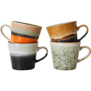 HKliving 70's cappuccinokrus 4-pak Verve