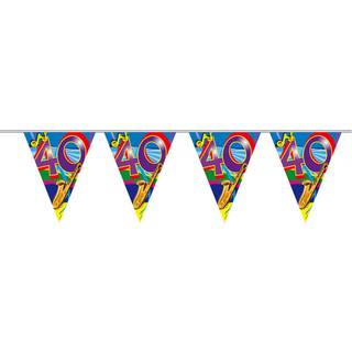 Wimpelkette Swirls 40 Jahre