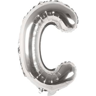 Folienballon Buchstabe silber 36cm