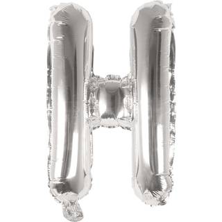 Folienballon Buchstabe silber 36cm