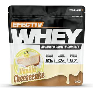 Efectiv Nutrition - Whey Protein, Vanilje Cheesecake - 2000g