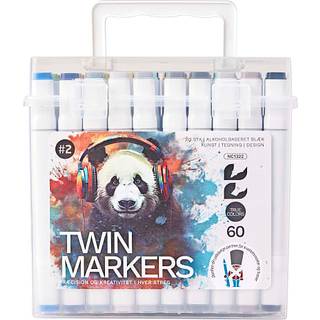 Danpen Twinmarkers 60 stk (På lager i varehus)
