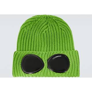 C.P. Company Goggle wool beanie - green - One Size