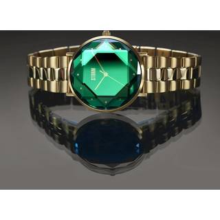 STORM 47504/GD/GR Elexi Gold Lazer Green Bracelet Watch - W87317