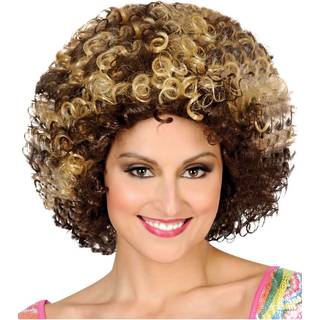 Disco Afro Perücke blond/braun