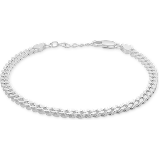 Studio Z Plaited Panser Facet armbånd i sølv