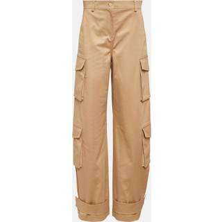 Valentino High-rise wide-leg cargo pants - beige - L