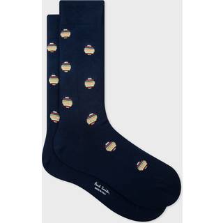 Paul Smith Signature Polka Sock Navy
