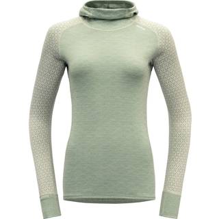 Devold Women's Kvitegga Merino 230 Hoodie Raw White, XL