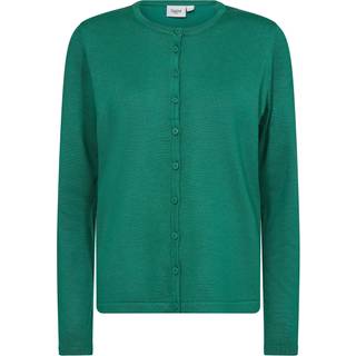 Saint Tropez MilaSZ R-Neck Cardigan - Grøn - Str XS - Damer