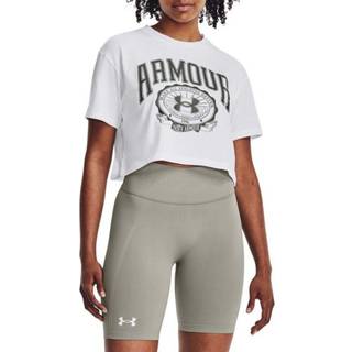 T-shirt Under Armour UA Collegiate Crop 1379402-100 Størrelse L