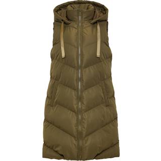Threadbare Longline Med hætte Polstret Gilet42
