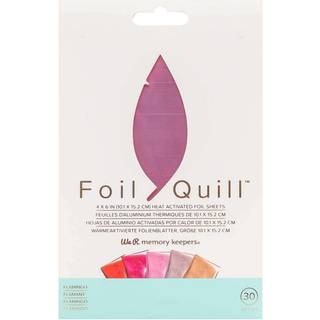 Foil Quill Transferfolien Set Flamingo 10,1x15,2cm 30 Blatt - Mehrfarbig