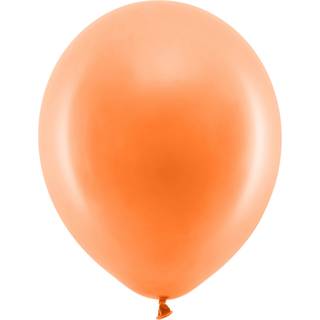100 stk. Latexballoner orange 12" – Perfekt til fødselsdag og fest med helium