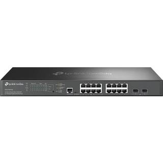 TP-Link Omada SG3218XP-M2 netværksswitch Administreret L2+ 2.5G Ethernet (100/1000/2500) Strøm over Ethernet (PoE) 1U Sort