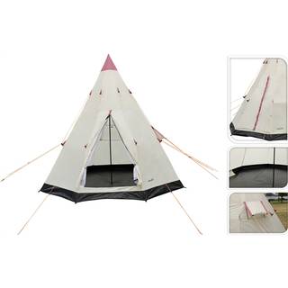Tipi telt beige til 2-3 personer 250x250x240 cm