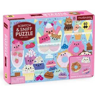 Cat Cafe 60 Piece Scratch & Sniff Puzzle
