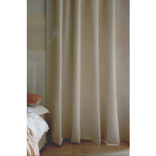 Mimou Blackout Hotel Curtain 290x250 Cm Natural - Gardinlængder Polyester Nature - WIS9613