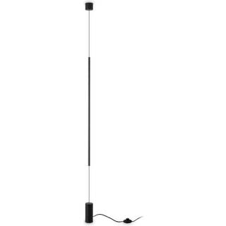 Ideal Lux Filo LED-gulvlampe, sort, metal, 3.000 K