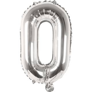 Folienballon Buchstabe silber 36cm