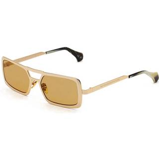 Retrosuperfuture Unisex 9TQ Stereo Supernova Solbriller Metal Guld Gul Firkantet Normal