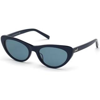 TODS TO0266 90N 56 Solbriller Kvinder Blue - Shiny Dark Blue - 56mm