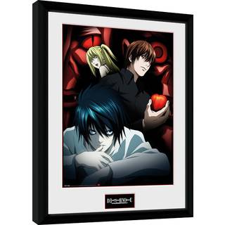 GB eye Death Note indrammet print